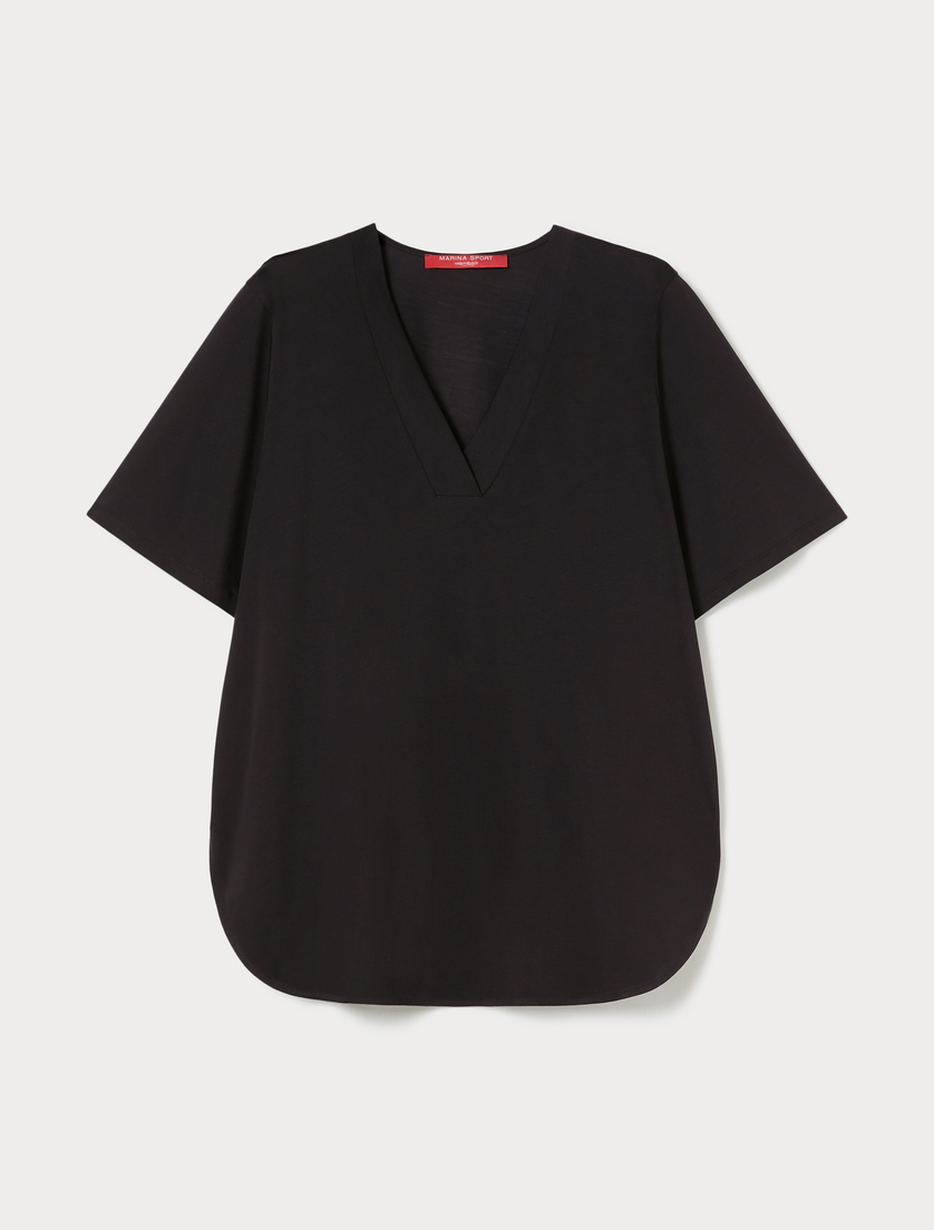 Jersey T-shirt - BLACK - Marina Rinaldi - Marina Rinaldi