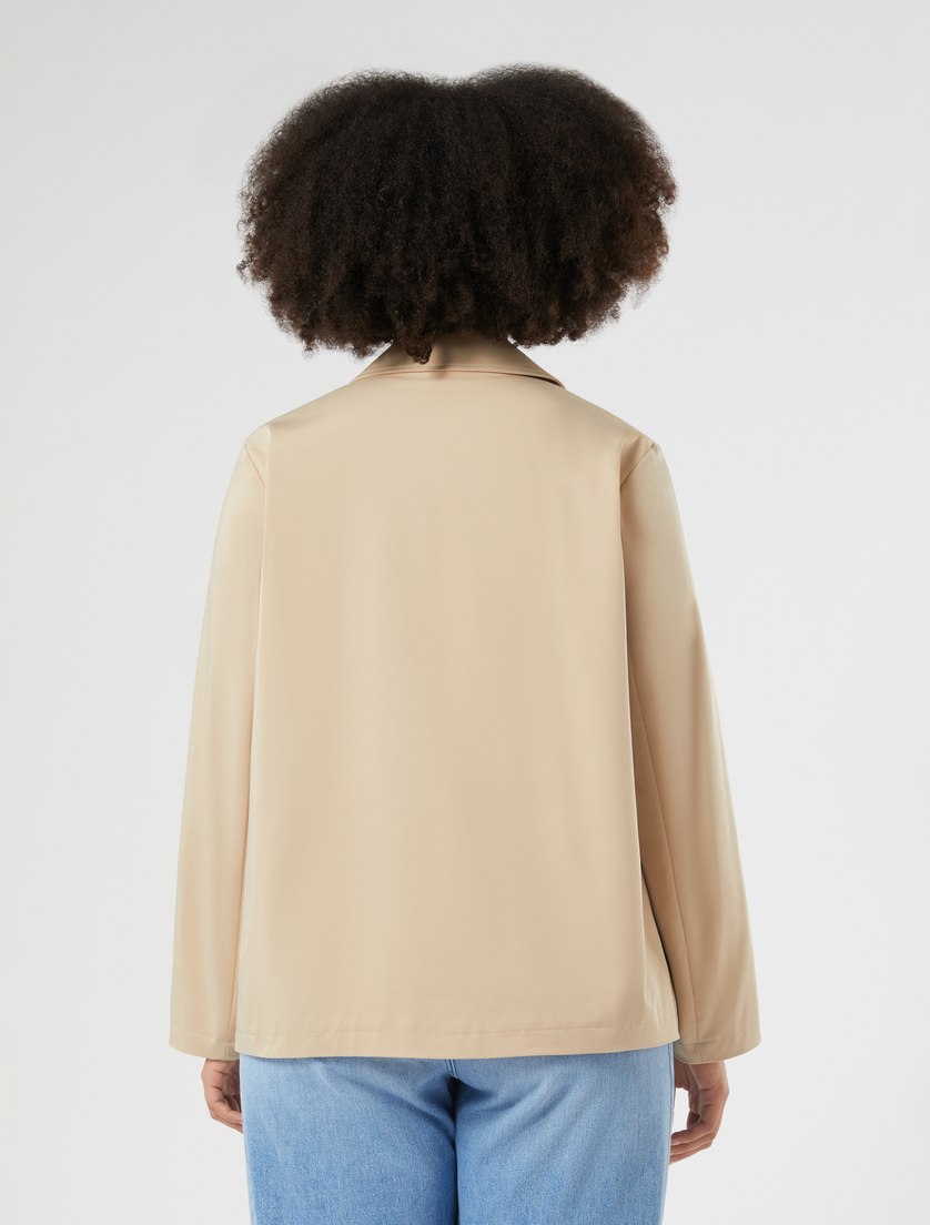 Caban en gabardine déperlante - BEIGE - Marina Rinaldi - 4