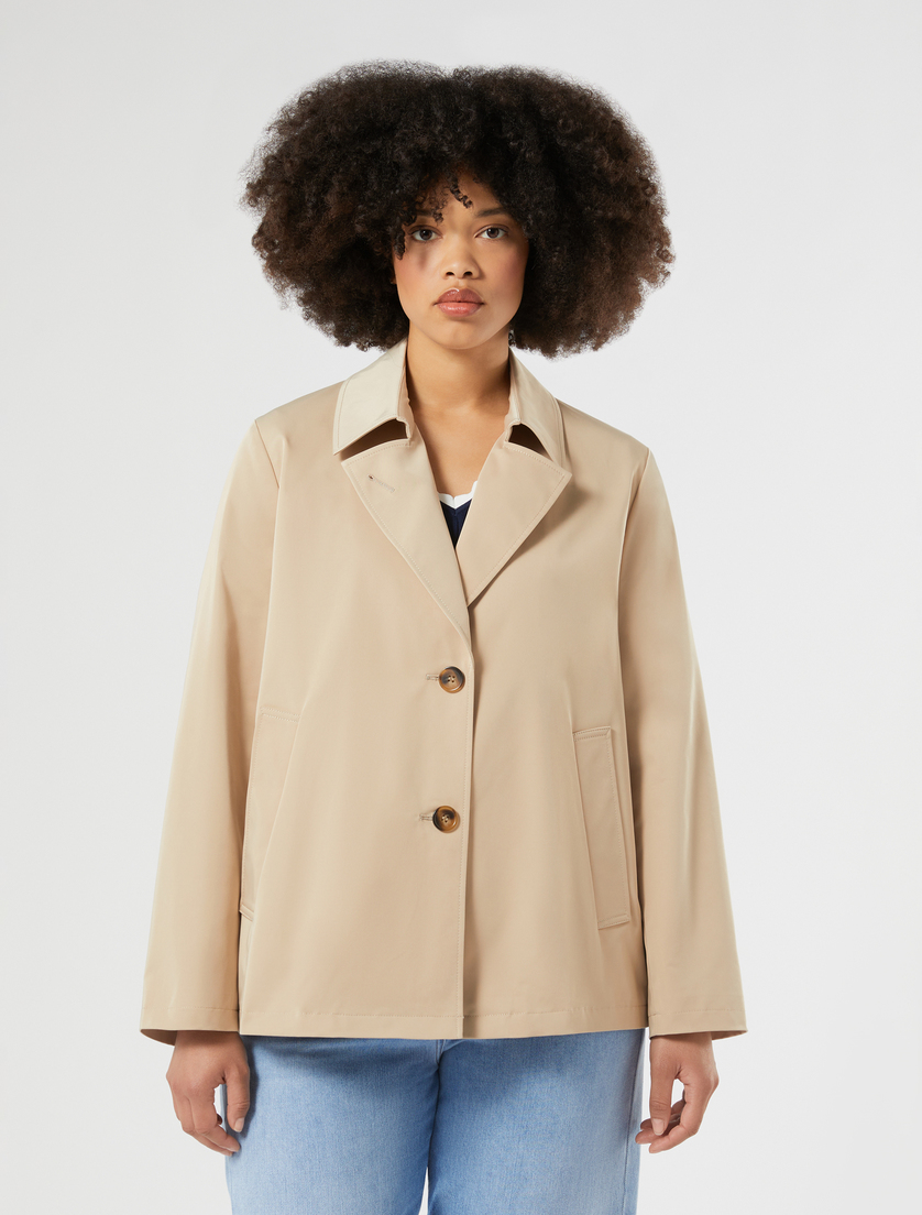 Caban en gabardine déperlante - BEIGE - Marina Rinaldi - 3