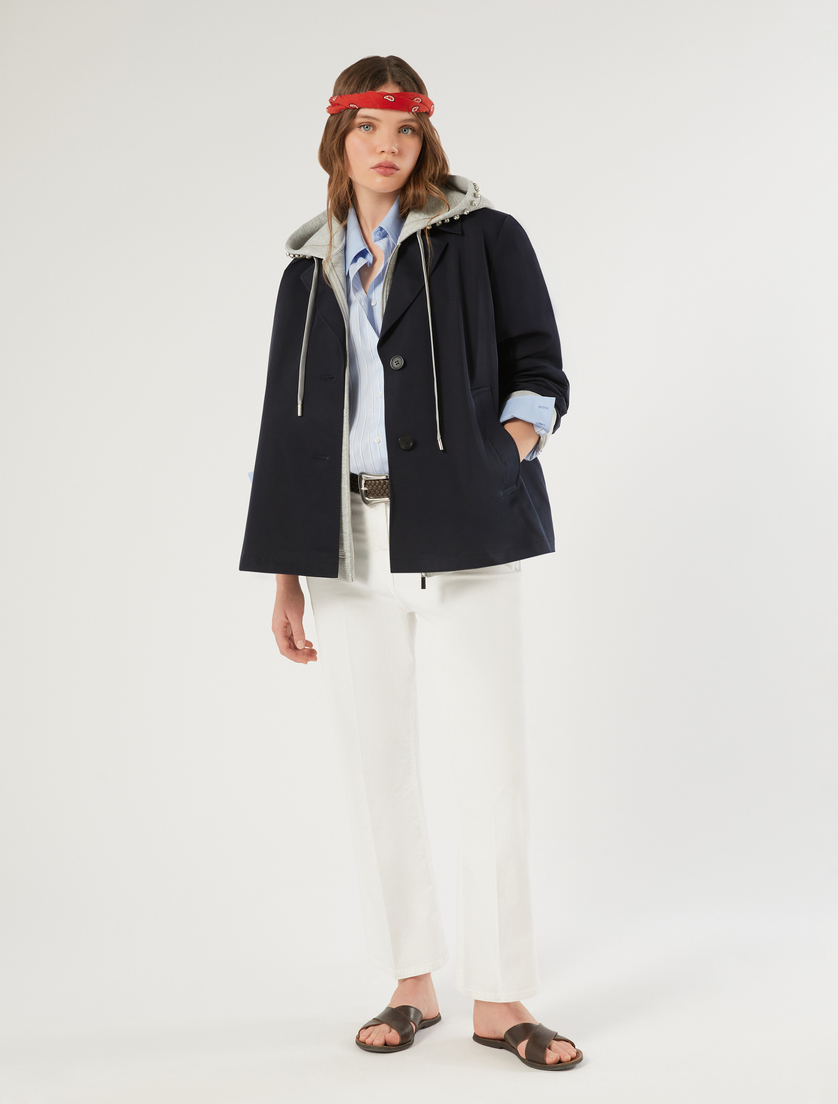 Caban en gabardine déperlante - Marina Rinaldi