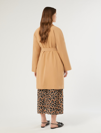 Raincoat in water-repellent gabardine - BISCUIT - Marina Rinaldi - 4