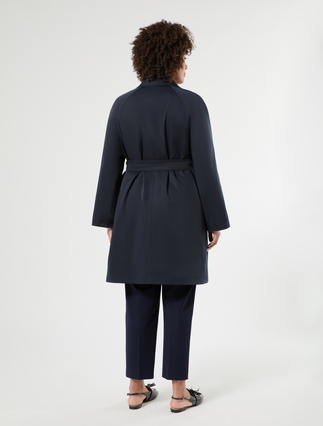 Raincoat in water-repellent gabardine - MIDNIGHTBLUE - Marina Rinaldi - 4