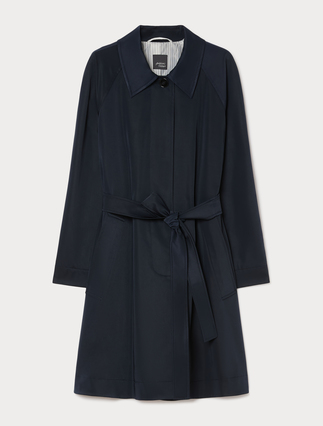Raincoat in water-repellent gabardine - Marina Rinaldi
