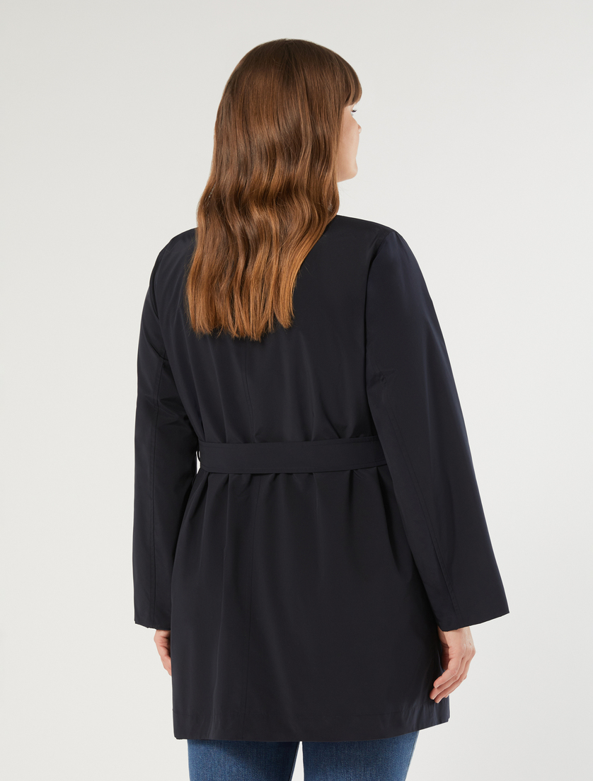 Reversible taffeta raincoat - MIDNIGHTBLUE - Marina Rinaldi - 4