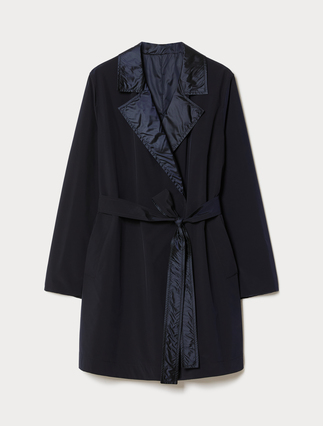 Reversible taffeta raincoat - Marina Rinaldi