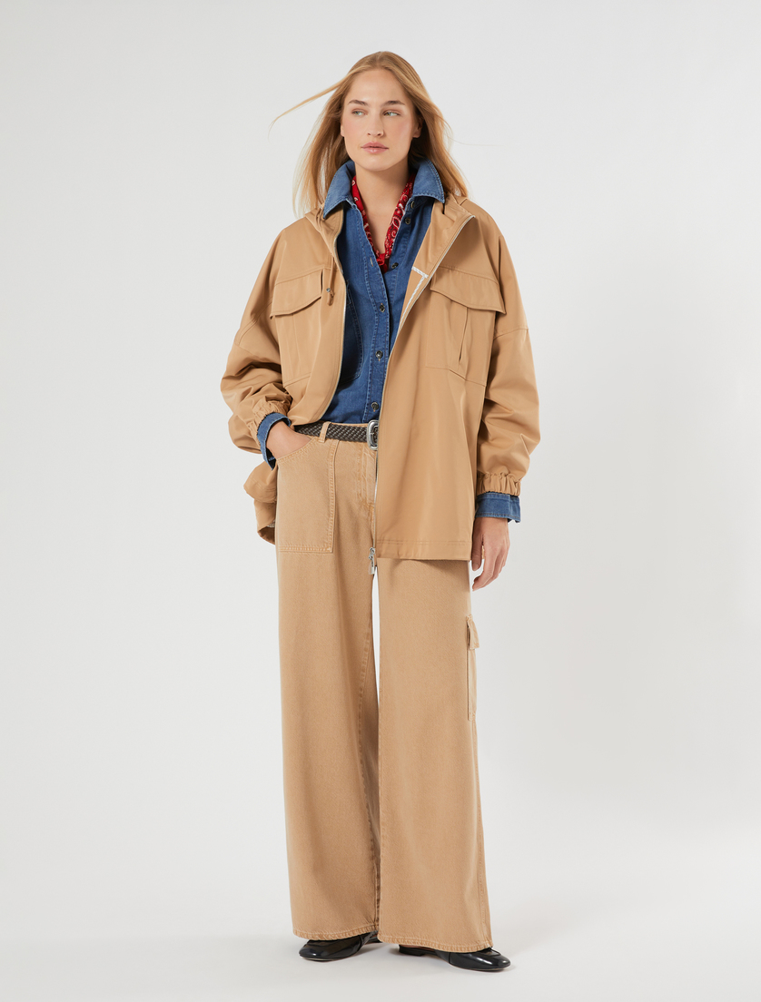 Raincoat in water-repellent gabardine - Marina Rinaldi