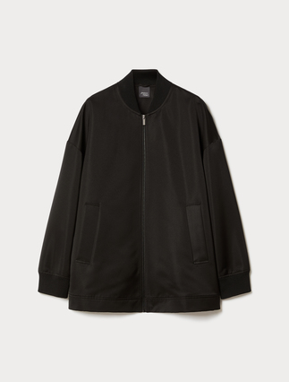 Duchess satin bomber jacket - Marina Rinaldi