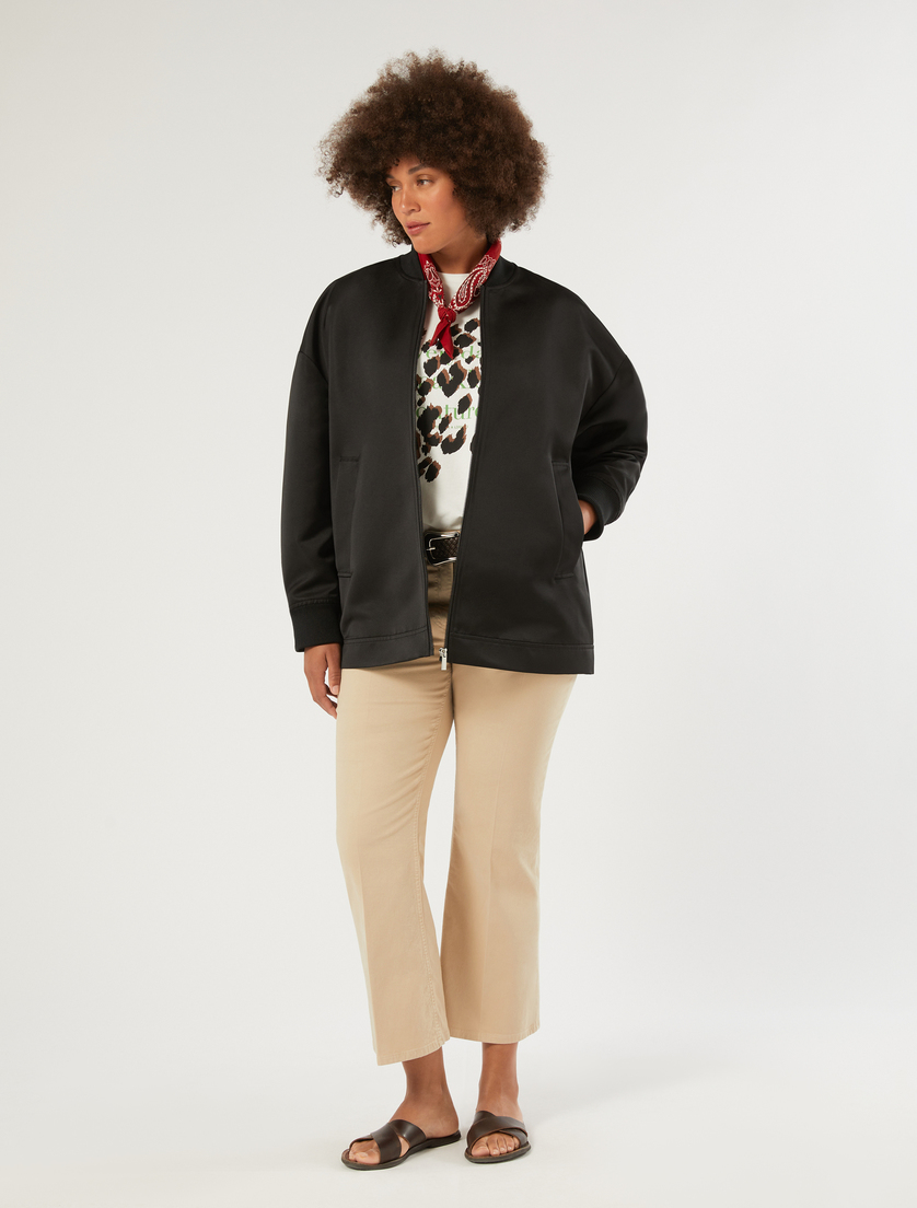 Duchess satin bomber jacket - Marina Rinaldi