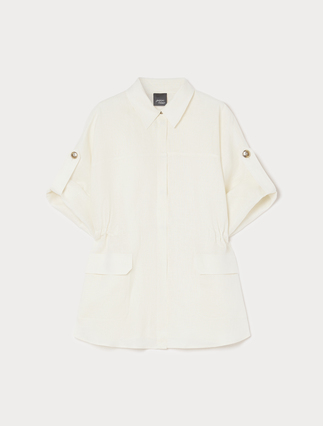 Linen safari jacket - Marina Rinaldi