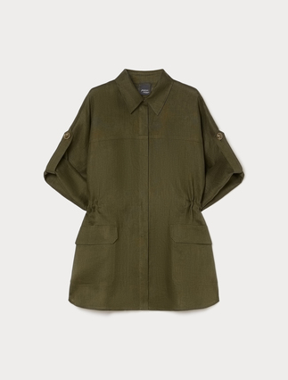Linen safari jacket - Marina Rinaldi