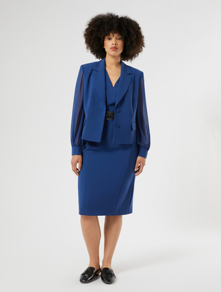 Short cady jacket - Marina Rinaldi