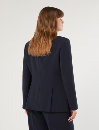 Cady blazer jacket - MIDNIGHTBLUE - Marina Rinaldi - 4