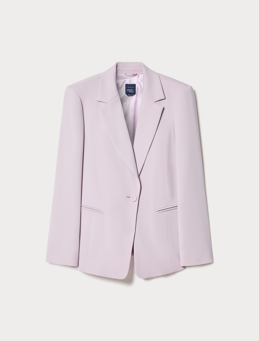 Giacca blazer in tessuto fluido - LAVANDA - Marina Rinaldi