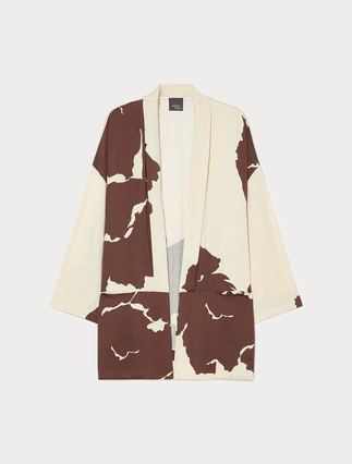 Printed satin jacket - Marina Rinaldi