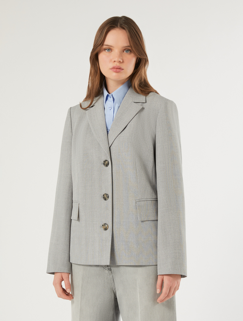 Giacca blazer in twill - GRIGIO MEDIO - Marina Rinaldi - 3