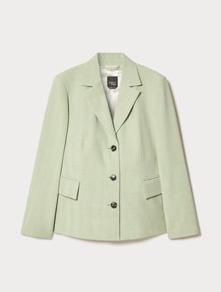 Twill blazer jacket - Marina Rinaldi