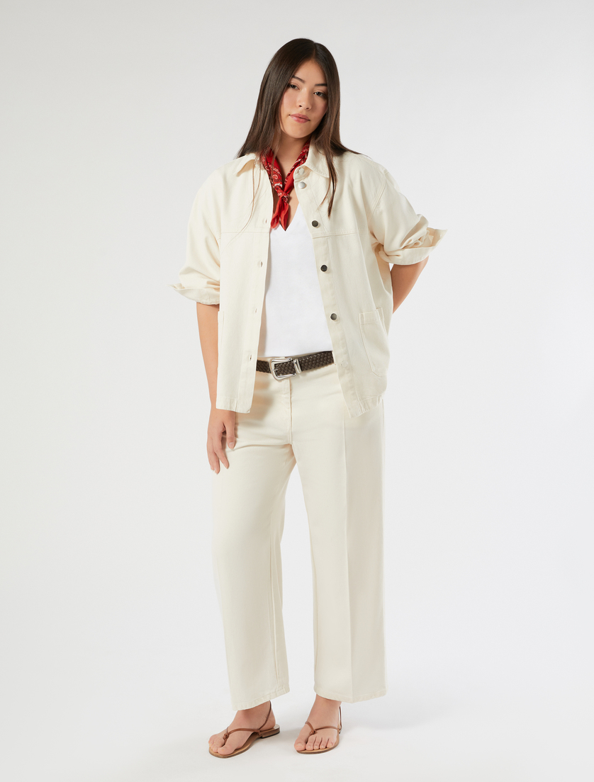 Bull cotton and Tencel jacket - Marina Rinaldi