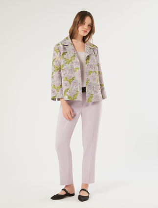 Veste en jacquard à fleurs - Marina Rinaldi