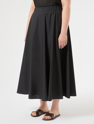 Gonna in cotone - NERO