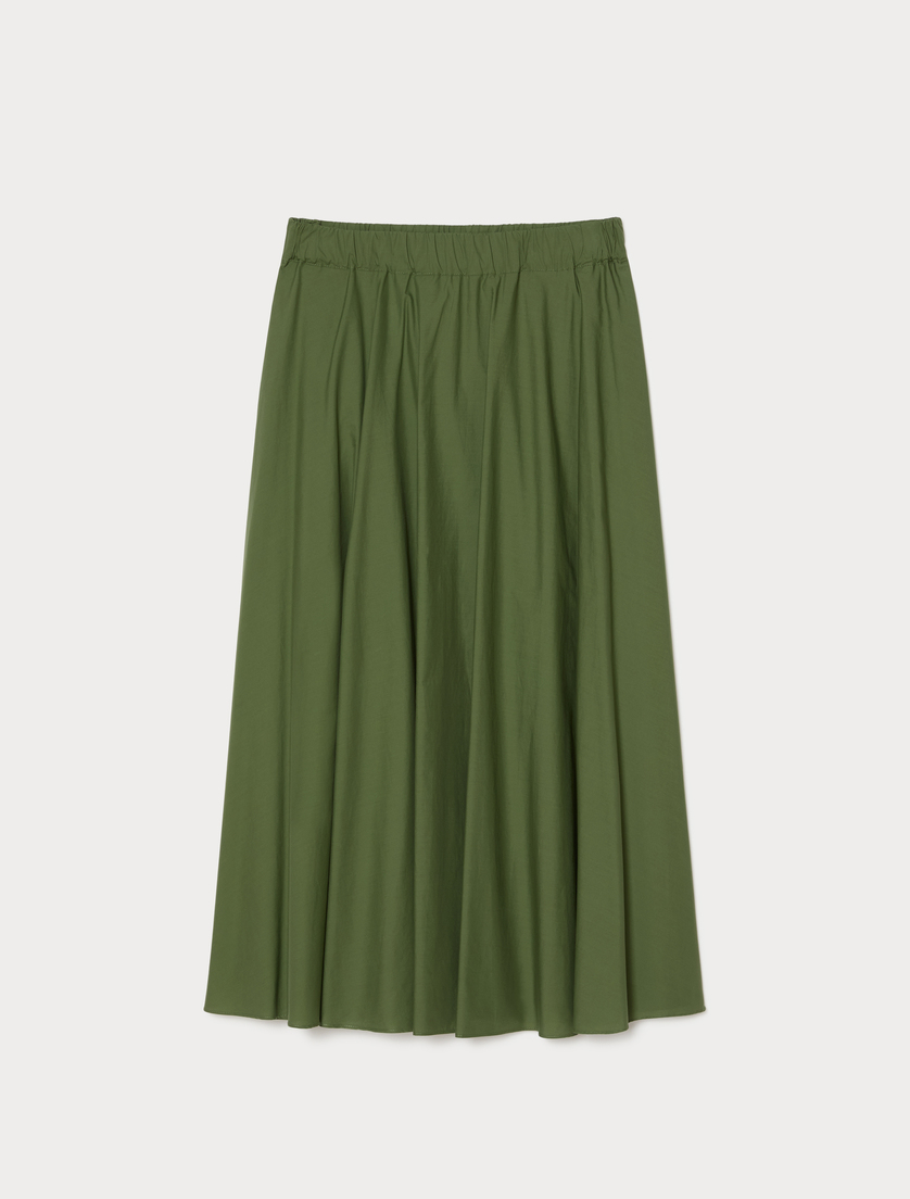 Gonna in cotone - VERDE OLIVA - Marina Rinaldi
