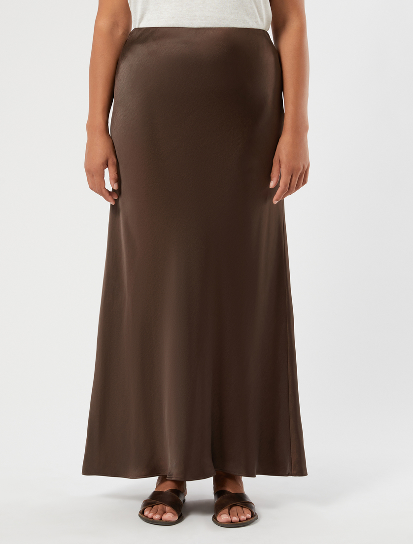 Satin skirt - COCOA - Marina Rinaldi - 3
