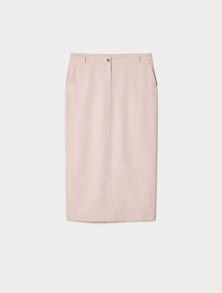 Gonna a tubino in twill - Marina Rinaldi