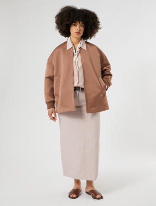 Gonna a tubino in twill - Marina Rinaldi