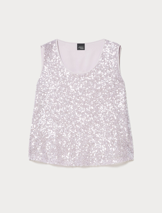 Top mit Pailletten - Marina Rinaldi