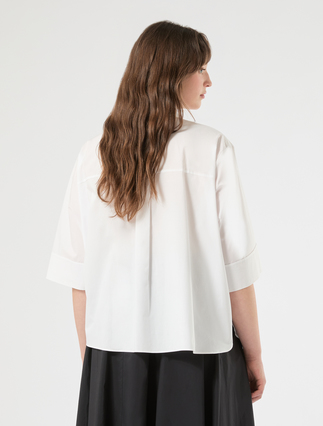 Cotton shirt - WHITE - Marina Rinaldi - 4