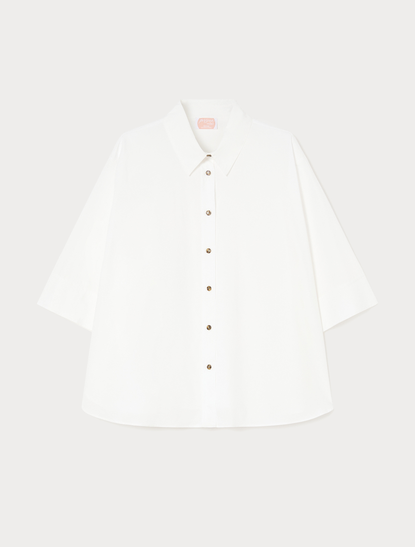 Camicia in cotone - BIANCO - Marina Rinaldi