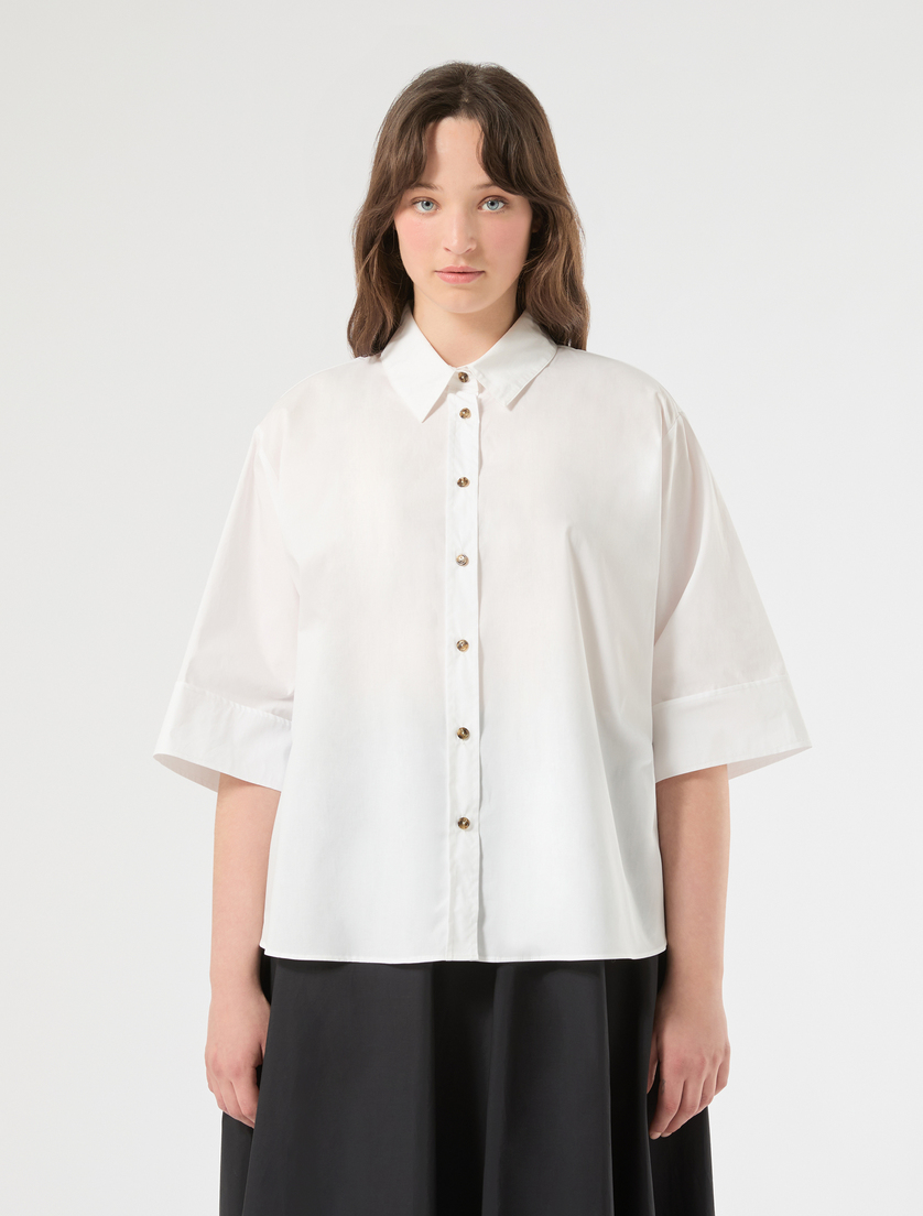 Camicia in cotone - BIANCO - Marina Rinaldi - 3