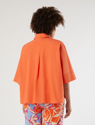 Cotton shirt - CORAL - Marina Rinaldi - 4