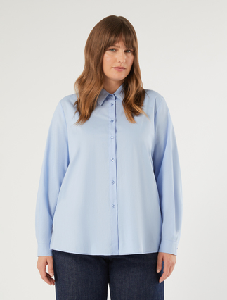 Cotton shirt - LIGHT BLUE