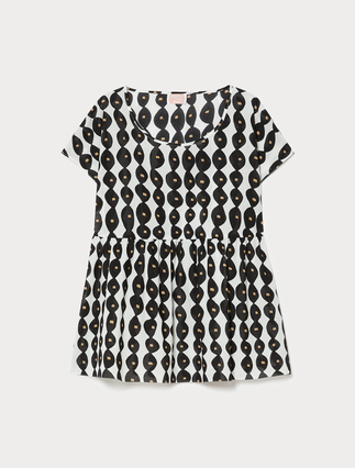 Cotton muslin blouse - Marina Rinaldi