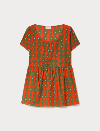 Cotton muslin blouse - Marina Rinaldi