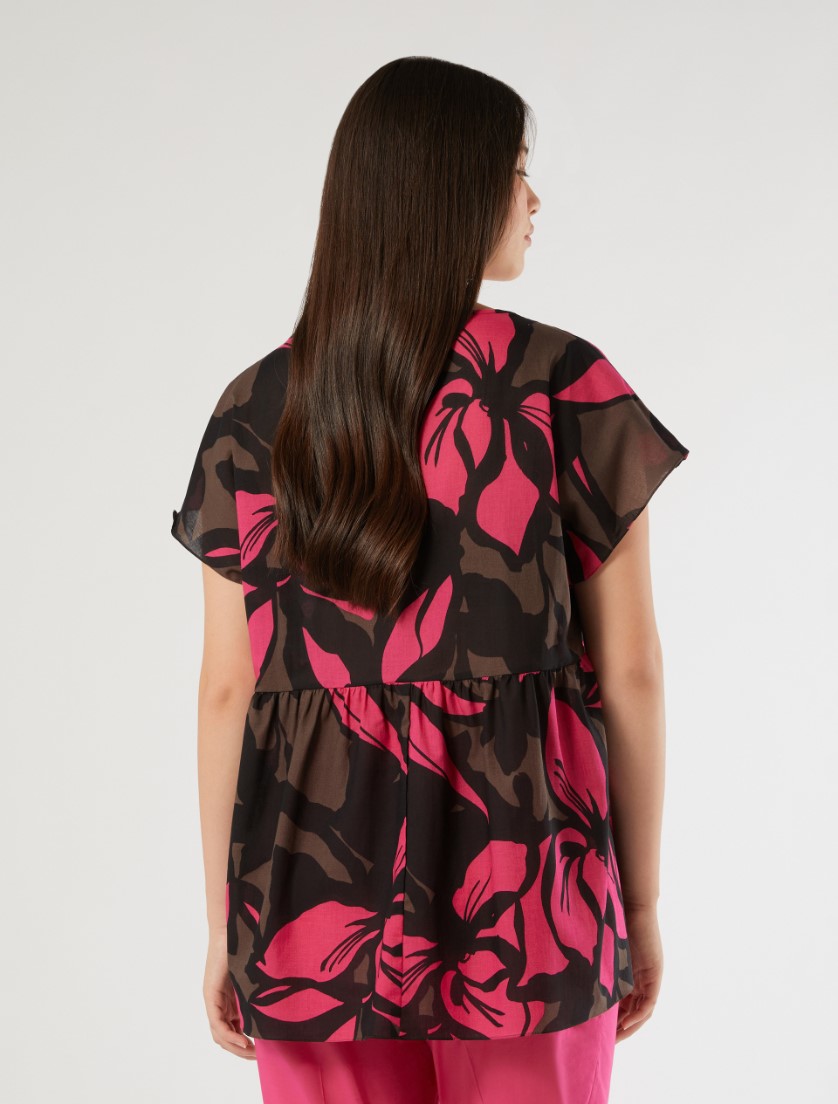 Cotton muslin blouse - COCOA - Marina Rinaldi - 4