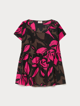 Cotton muslin blouse - Marina Rinaldi