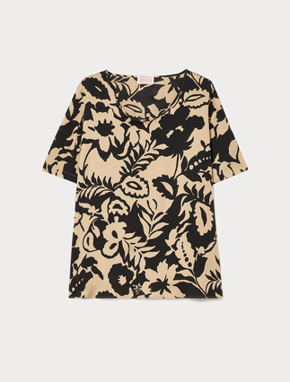 Viscose satin blouse - Marina Rinaldi