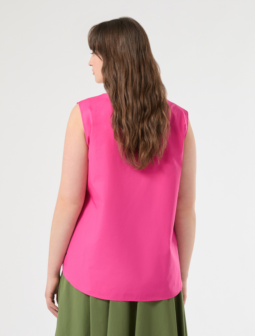 Βαμβακερή μπλούζα - ΦΟΥΞ - Marina Rinaldi - 4