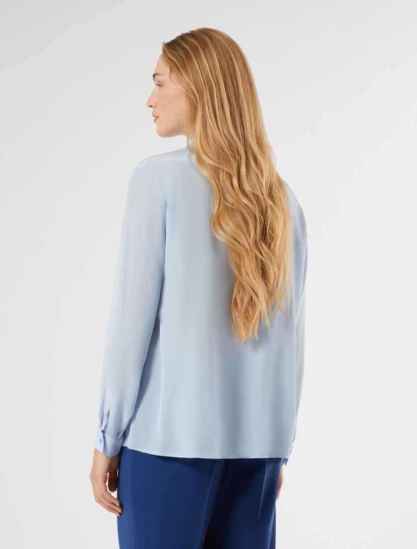 Viscose shirt - LIGHT BLUE - Marina Rinaldi - 4