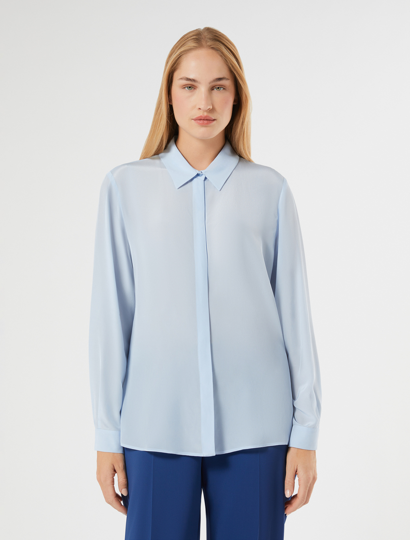 Viscose shirt - LIGHT BLUE - Marina Rinaldi - 3