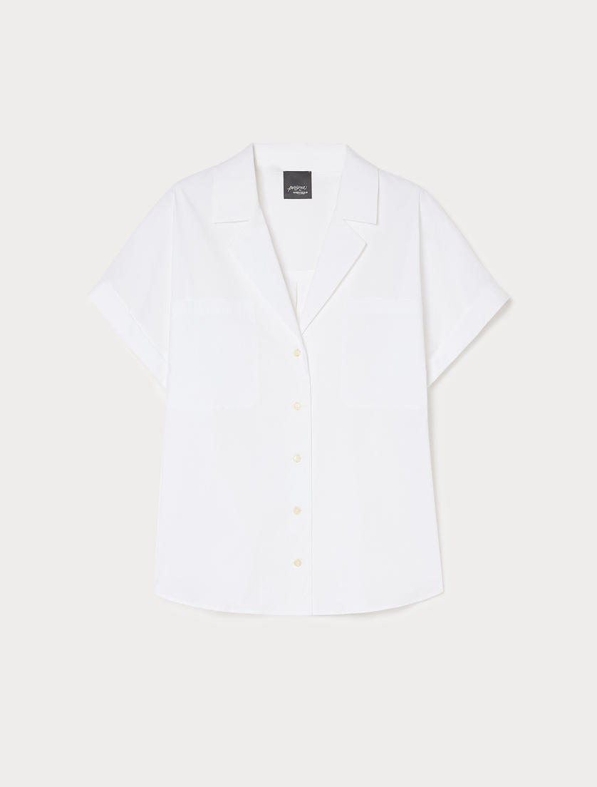?? breast pocket shirt - WHITE - Marina Rinaldi