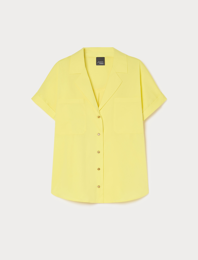 ?? breast pocket shirt - LIGHT YELLOW - Marina Rinaldi