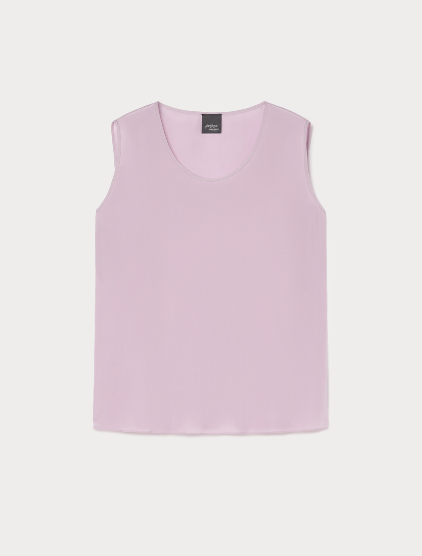 Top in crêpe de Chine - LAVANDA - Marina Rinaldi