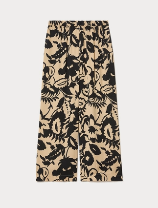 Viscose satin trousers - Marina Rinaldi
