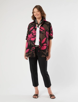 Stretch cotton trousers - Marina Rinaldi
