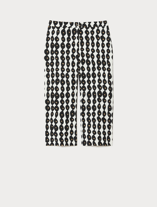 Cotton cropped trousers - Marina Rinaldi