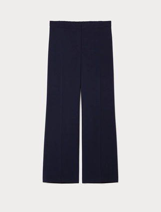 Wide-fit stretch cady trousers - Marina Rinaldi