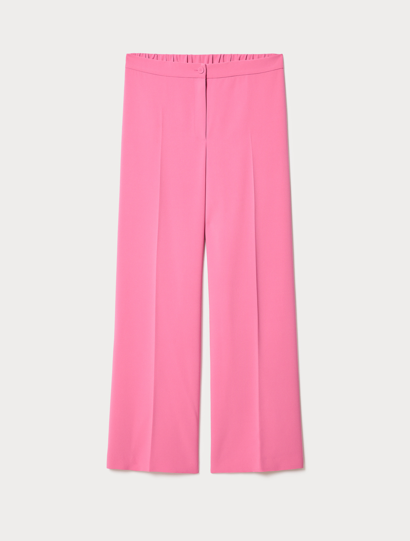 Pantaloni ampi in cady stretch - ROSA - Marina Rinaldi