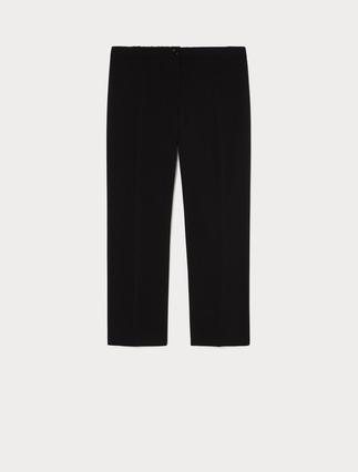 Slim-fit fluid fabric trousers - Marina Rinaldi